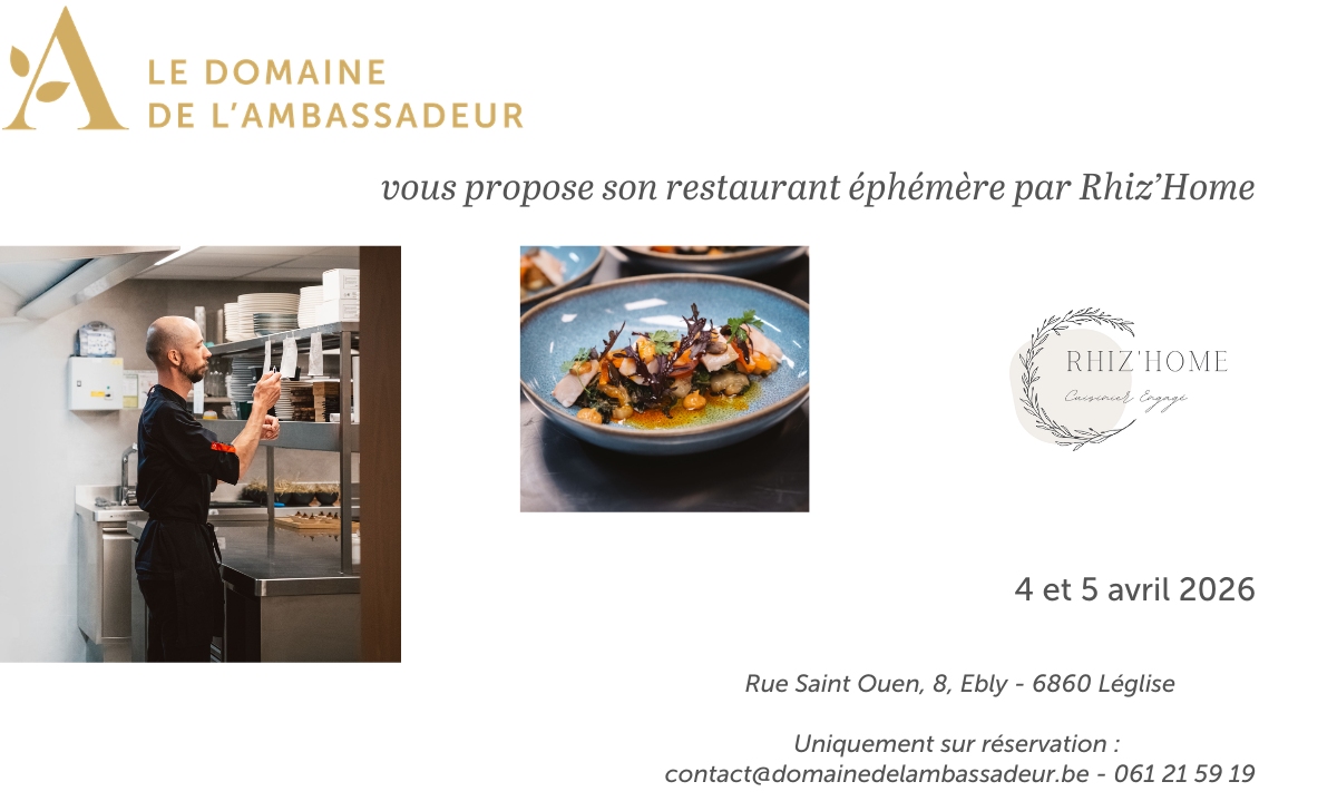 Restaurant éphémère avec Rhizhome